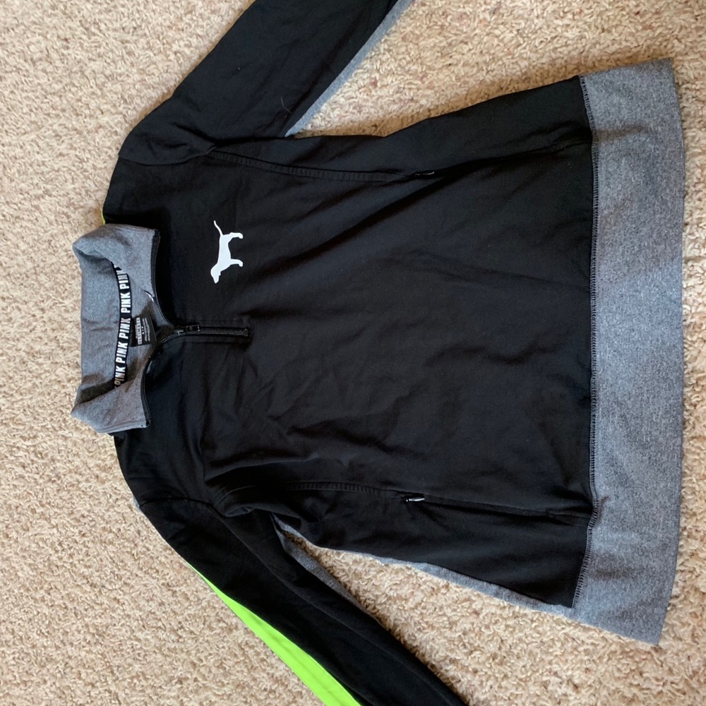 Pink half zip jacket